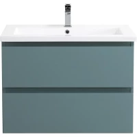 Тумба под раковину BelBagno Kraft KRAFT-750-2C-SO-AO 75 см, подвесная, голубой матовый