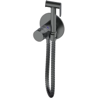 Гигиенический душ Oliveeka OL-829909-BGM с термостатом, оружейная сталь матовый