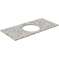Столешница Kerama Marazzi Plaza Бричиола KM6012G0471RP100Ic2 100 см, белый камень