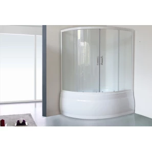 Изображение товара шторка для ванны 170 см royal bath rb170alp-t прозрачное