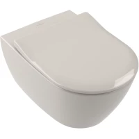 Унитаз подвесной Villeroy & Boch Subway 2.0 Pеrgamon 5614R0R3 безободковый, пергамон глянец