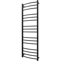 Полотенцесушитель электрический Grota Eco Calma 4650186710284 1500x530, ТЭН левый/правый, черный матовый