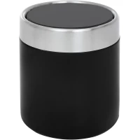 Мусорное ведро WeltWasser Teddy BL 10000003990 1,5л, черный матовый