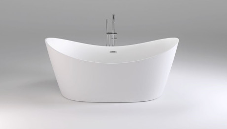 Акриловая ванна 180х80 см Black & White Swan 104SB00