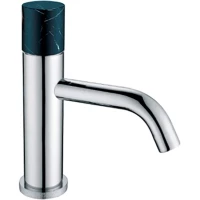 Смеситель для раковины Boheme Stick Mramor Black 121-CR-MR-B хром/черный мрамор