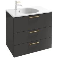 Тумба серый антрацит 80 см Jacob Delafon Odeon Rive Gauche EB2532-R8-N14