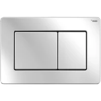 Кнопка смыва Рехау Nova Quad Steel 19102711001 для инсталляции, хром