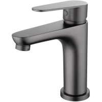 Смеситель для раковины Wonzon & Woghand Alfa WW-A40202-BGG темный графит матовый