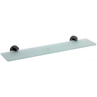 Полка стеклянная 60 см Bemeta Dark 104102040