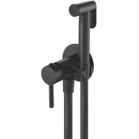 Гигиенический душ Shevanik S147H со смесителем, черный матовый