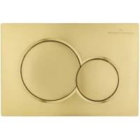 Кнопка смыва Wonzon & Woghand WW-IB232-BG для инсталляции, золотой матовый