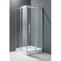 Душевой уголок Cezares Stylus STYLUS-O-M-A-2-90-C-Cr 90x90 см, профиль хром, стекло прозрачное