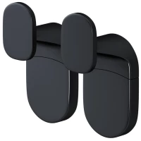 Комплект крючков Am.Pm X-Joy A84345522 для ванны, черный матовый