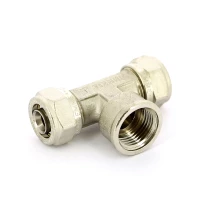 Тройник обжим 16 х 1/2