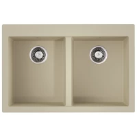 Кухонная мойка Tetogranit Omoikiri Bosen 80-2-BE ваниль 4993837