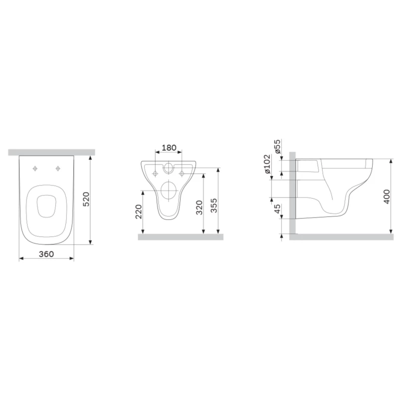 Унитаз подвесной Am.Pm X-Joy C85A1702SC безободковый, с сиденьем микролифт, белый