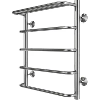 Полотенцесушитель водяной 600x550 Larusso Стандарт с полкой П5 4670078535306