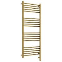 Полотенцесушитель электрический 1200x500 золотой МЭМ правый, перемычка прямая Сунержа Богема 3.0 03-5805-1250