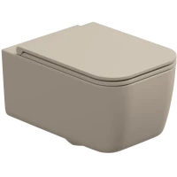 Унитаз подвесной GSG Brio BRWCSO034 безободковый, песочный матовый