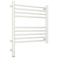 Полотенцесушитель электрический 500x500 белый глянец МЭМ левый, перемычка прямая Сунержа Богема 3.0 12-5804-5050