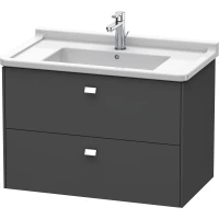 Тумба графит матовый 82 см Duravit Brioso BR414201049