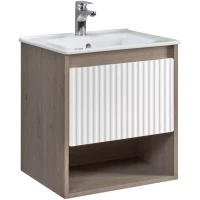 Тумба белый глянец/дуб денвер 48,5 см Belux Долли НП 50-01 4810924269119