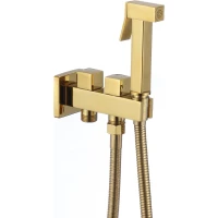 Гигиенический душ Savol S-FXQ011B с держателем, шлангом, золотой
