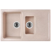 Кухонная мойка песок Ukinox Вятка Vyatka - 58