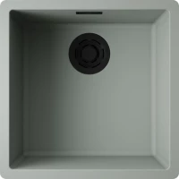 Кухонная мойка Omoikiri Artceramic Yamakawa 45-Integra-WG wind green 4997247 45,6x45,6 см, зеленый