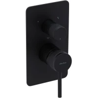 Смеситель для ванны Allen Brau Priority 5.31A11-31 встраиваемый, черный матовый