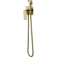 Гигиенический душ Oliveeka OL-829003-BG со смесителем, золотой матовый