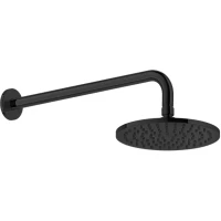 Верхний душ Gessi Emporio 47382#299 201,5 мм, с кронштейном, черный матовый