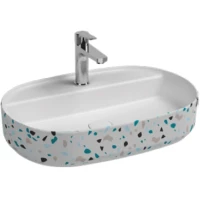 Раковина 60x40 см Isvea Infinity Terrazzo 10NF65060-TRZ-2L
