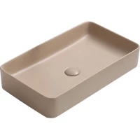 Раковина-чаша CeramaLux 78189MC-1 60,5x35 см, накладная, капучино матовый