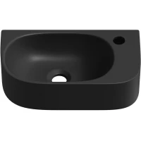 Раковина Lavinia Boho Bathroom Sink 33311048 40x22 см L, рукомойник, черный матовый