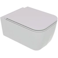 Унитаз подвесной GSG Brio BRWCSO019 безободковый, дымчатый матовый