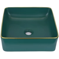 Раковина 40x40 см Bronze De Luxe 1063