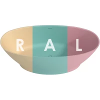 Ванна из литьевого мрамора Whitecross Glock 0221.170080.2XXXX 170x80,5 см, отдельностоящая, покраска по RAL матовый полностью