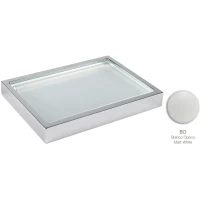 Мыльница Cezares Prizma PRIZMA-SODP-BIO настольная, белый матовый