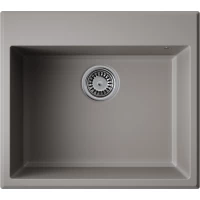 Кухонная мойка Omoikiri Tetogranit Tedori 57-GR 4993566 57x51 см, ленинградский серый