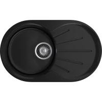 Кухонная мойка GranFest Rondo 750L 74,6x45,5 см, черный