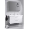 Комплект мебели белый глянец 101,5 см Aqwella Manchester MAN01102 + 4640021065204 + MC.04.10 - 1