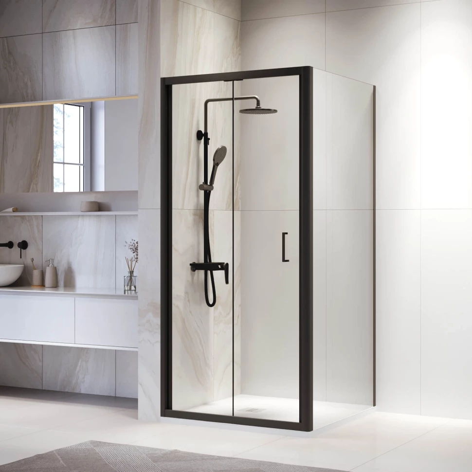 

Душевой уголок 70x70 см RGW PA-132B (PA-21B+Z-050-5B) Passage 060813277-14 прозрачное