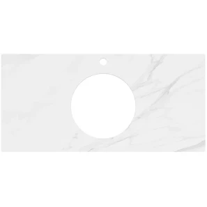 Изображение товара столешница 99,6 см белый матовый для накладных раковин kerama marazzi plaza modern монте тиберио pl5.sg507120r\100