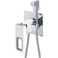 Гигиенический душ Gappo G7217-8 со смесителем, хром/белый