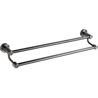 Полотенцедержатель Savol S-005649 60,7 см, двойной, сатин