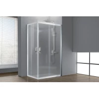 Душевой уголок Royal Bath RB8510HPD-C-ST 100x85 см, профиль сатин, стекло матовое