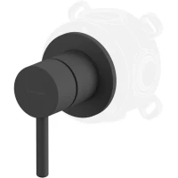 Смеситель для душа Whitecross Y Y1241BL встраиваемый, черный матовый