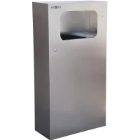 Контейнер для мусора Nofer 14105.S 35л, настенный, нержавеющая сталь