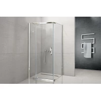 Душевой уголок Royal Bath RB9080HPVD-T-CH 80x90 см, профиль хром, стекло прозрачное